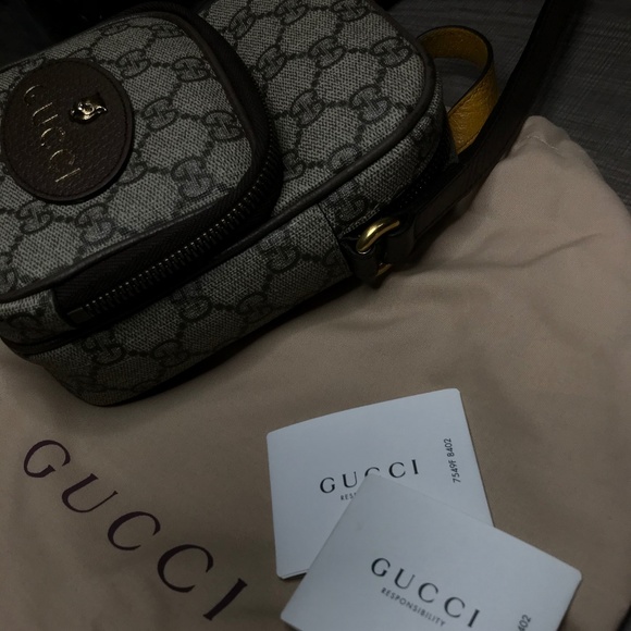 Gucci Neo Vintage Mini Backpack Crossbody - Picture 1 of 4